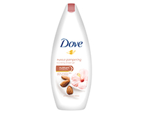 Gel de dus nutritiv Dove Purely Pampering Almond Cream with Hibiscus